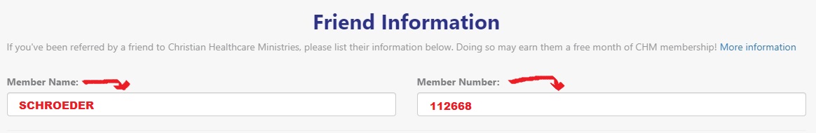 CHM referral friends CHM referral friends